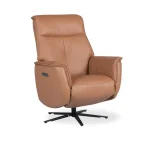 NAKURA Sillones^Sillón Relax Electrico Gatlin Piel Caoba 85 X 107 X 84 Cm