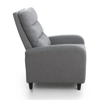 NAKURA Sillones^Sillón Relax Manual Lunda Tapizado Gris 68 X 100 X 90 Cm