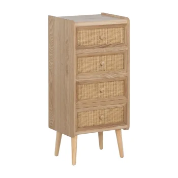 IXIA Sinfonier^Sinfonier De Madera Samir 4 Cajones Natural 40 X 87 X 30 Cm