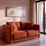 IXIA Sofás Baratos Online^Sofá 2 Plazas Confort Tapizado Color Teja 165 X 86 X 96 Cm