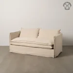 IXIA Sofás Baratos Online^SOFÁ 2 PLAZAS CREMA TEJIDO-MADERA 180 X 97 X 89 CM