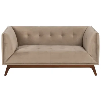 IXIA Sofás Baratos Online^Sofá 2 Plazas Terciopelo Champán 156 X 81 X 72 Cm