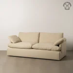 IXIA Sofás Baratos Online^SOFÁ 3 PLAZAS BEIGE TEJIDO-MADERA 212 X 100 X 83 CM