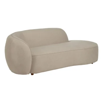 IXIA Sofás Baratos Online^Sofá 3 Plazas Diseño Curvo Beige 229 X 76 X 100 Cm