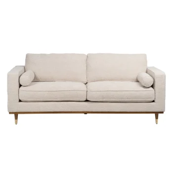 IXIA Sofás Baratos Online^Sofá 3 Plazas Tejido Beige 215 X 84 X 91 Cm