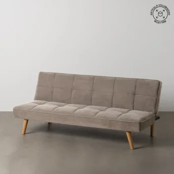 IXIA Sofás Cama|Sofás Baratos Online^SOFÁ-CAMA BEIGE MADERA DECORACIÓN 175 X 84 X 73 CM