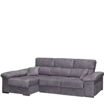 DISTRIGAL Chaise Longues^Sofá Chaise Longue Roma Con Arcón Convertible En Cama Edi Marengo 282 X 102 X 100 - 143 Cm