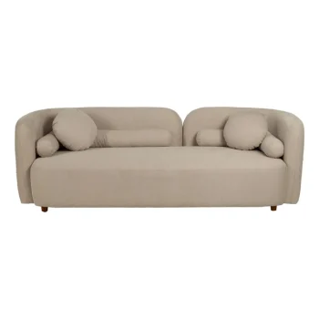 IXIA Sofás Baratos Online^Sofá De 3 Plazas Tapizado Beige 223 X 72 X 88 Cm