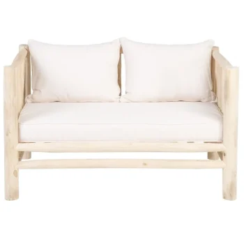 IXIA Sofás Baratos Online^Sofá De Madera Con Reposabrazos Akar Natural 131 X 77,5 X 80 Cm