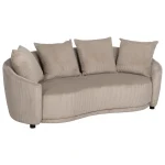 IXIA Sofás Baratos Online^Sofá De Tres Plazas Tapizado Beige 197 X 75 X 96 Cm