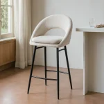 IXIA Sillas Tapizadas^Taburete Alto Bar Contract Crema 53 X 100 X 48 Cm