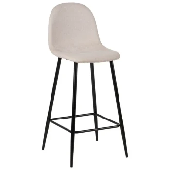 IXIA Taburetes De Cocina^Taburete Alto Bar Crema 45,50 X 45 X 105,50 Cm