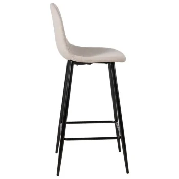 IXIA Taburetes De Cocina^Taburete Alto Bar Crema 45,50 X 45 X 105,50 Cm