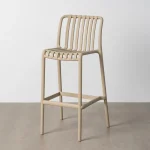 IXIA Taburetes De Cocina^Taburete Alto Exterior Polipropileno Beige 51 X 102 X 50 Cm