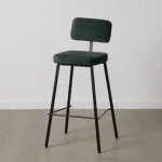 IXIA Taburetes De Cocina^Taburete Alto Verde Tejido - Metal 39 X 50,50 X 103 Cm