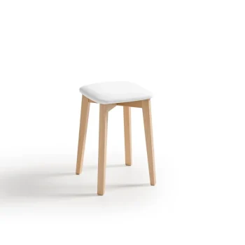 VELASCO Taburetes De Cocina^Taburete Cocina Donosti Patas Madera Tapizado 33 X 47 X 33 Cm