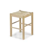 VELASCO Taburetes De Cocina^Taburete De Madera Clásico Natural Mónica