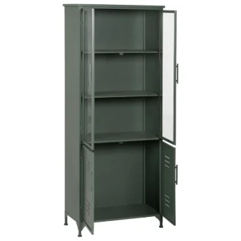 IXIA Vitrinas^Vitrina 4 Puertas Metálica Industrial Verde Menta 72 X 178 X 35 Cm